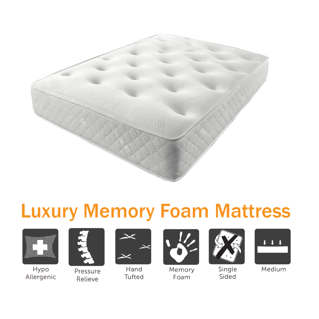 Luxury memory foam open coil mattress
