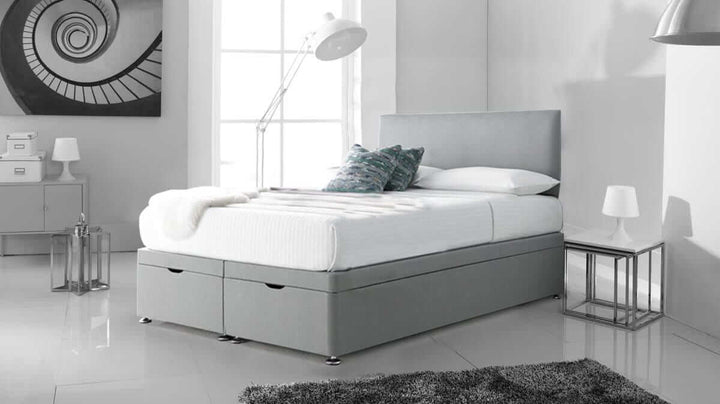 Plain Ottoman Storage Bed